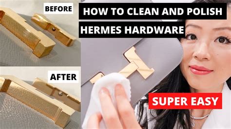 how to polish hermes hardware.